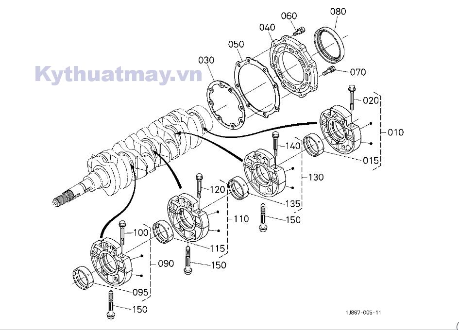 Thân ổ gối đỡ trục cơ